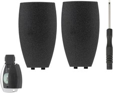 2PCS for Mercedes Key Fob Back Cover Replacement Benz Black