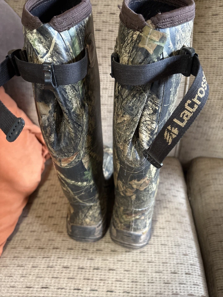 LaCrosse Men’s Sz 7 Women’s 9 Camo Hunting 18” Boots Alpha Waterproof Neoprene - Image 4 of 4