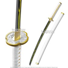 Zenitsu Agatsuma 40.5 Functional Steel Nichirin Katana Samurai Sword Full Tang