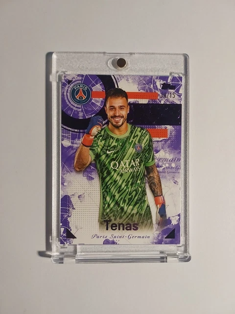 Topps Paris Saint-Germain Premium 2025-26 Arnau Tenas Parallel 14/15 Ultra Rare