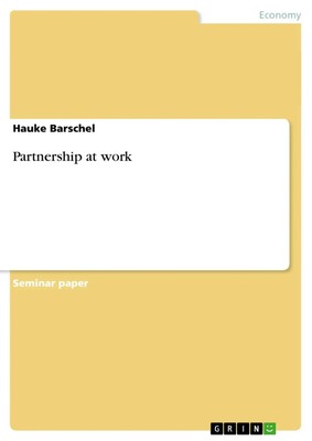 Hauke Barschel | Partnership at work | Taschenbuch | Englisch (2007) | Paperback