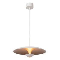 LED HäNgelampe Weiß HöHenverstellbar Indirekt Ø40 Cm 2700 K Pendelleuchte KüChe