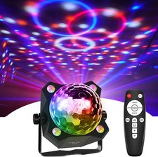 Disco Ball Party Lights DJ Sound Activated with Strobe Effect  Remote Control