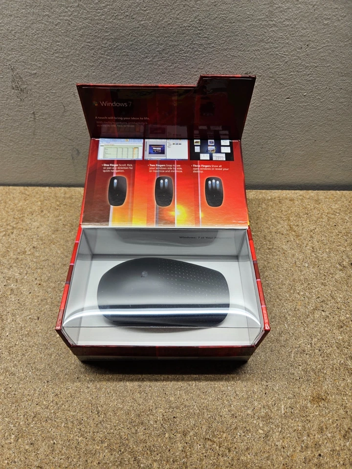 Microsoft Touch Mouse Black 1459 - New - Image 2 of 2