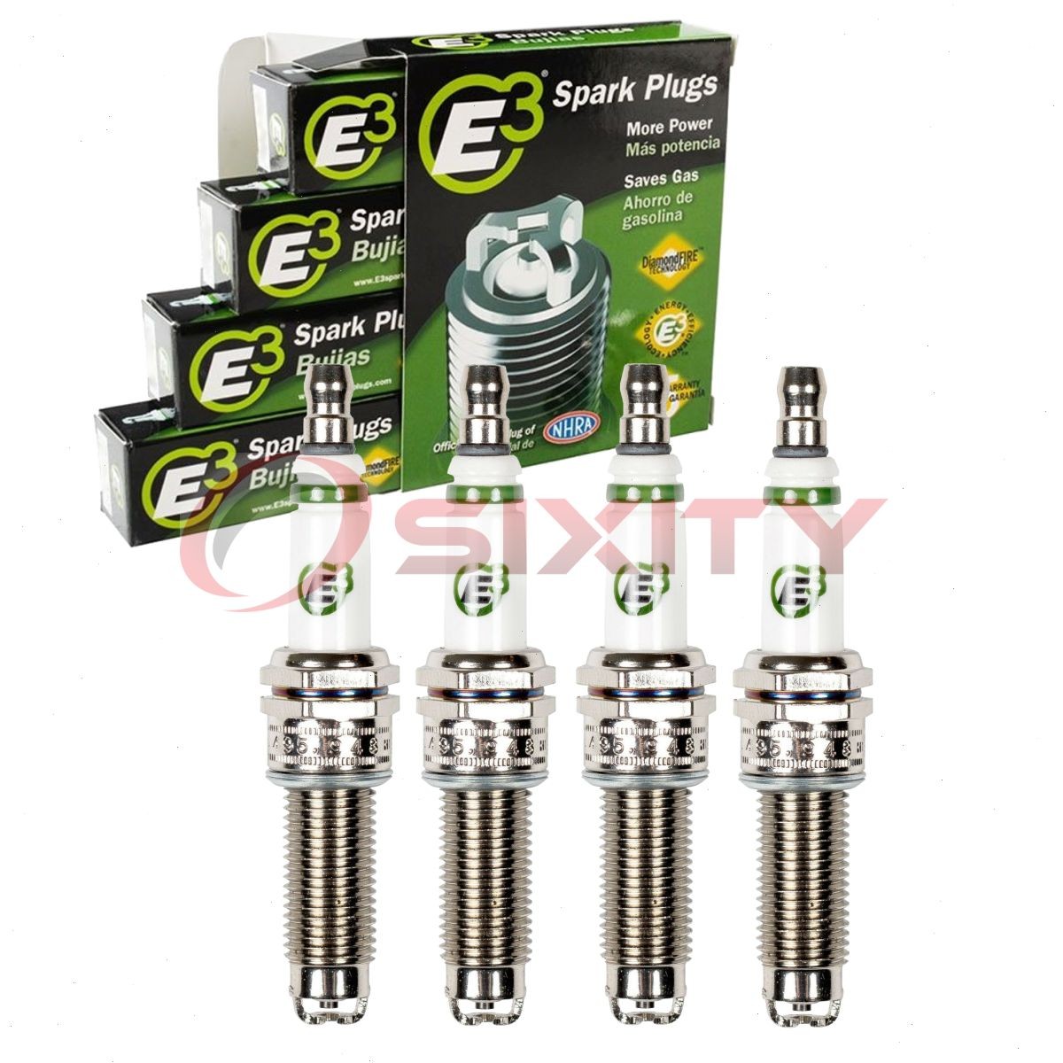 4 pc E3 E3.80 Spark Plugs for ZXU20HCR8 SILZKR7B11 SILZKR6D8E SILZKR6B11 es