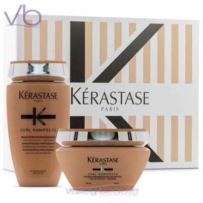 KERASTASE Curl Manifesto Spring Gift Box Set | Shampoo + Mask for