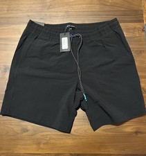 NWT Bonobos Men  s Black Drawstring  The Rec Short  / Size Medium / 7  Inseam