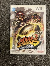 Mario Strikers Charged (Nintendo Wii, 2007) Scratched Disc