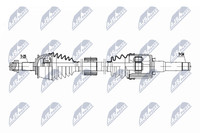 Antriebswelle NTY NPW-PL-151 FüR Opel Mokka J13 Cdti _76 Chevrolet Trax
