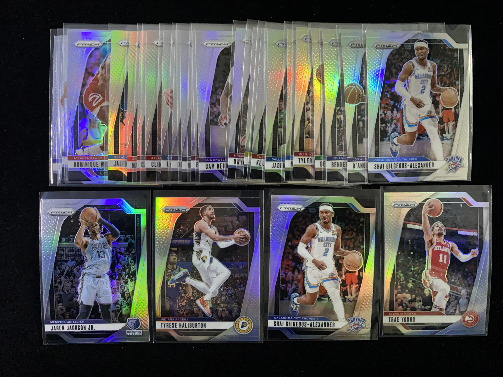 2024-25 Panini Prizm Silver Shai Gilgeous Alexander Trae Young Lot*27 KM022