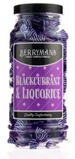 Original Blackcurrant & Liquorice Retro Boiled 370 g (Pack of 1), Cream