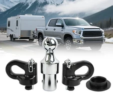 60639,Puck System Gooseneck Hitch Ball Kit, Compatible with Ford F250 F350 F4...