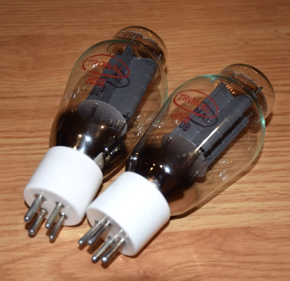 Tubo de vacío Tronal 300B fuerte par a juego PROBADO RARO Foto 3 de 4