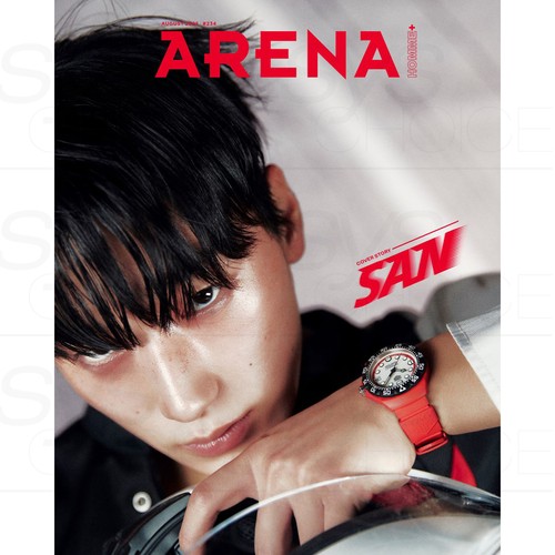 ATEEZ SAN ARENA HOMME+ KOREA Magazine 2025 July issue + Tracking Number - Picture 2 of 13