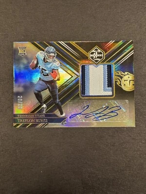 2022 Limited Treylon Burks RPA Rookie Patch Auto 20/29 Titans RC Gold - Image 1 of 4