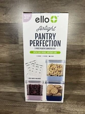 Ello 6pc Plastic Food Storage Canisters with Airtight Lids (Set of 3)