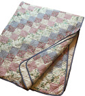 Country Farmhouse Cottage Patchwork Quilt Bedspread Coverlet Twin Full 84 x 102