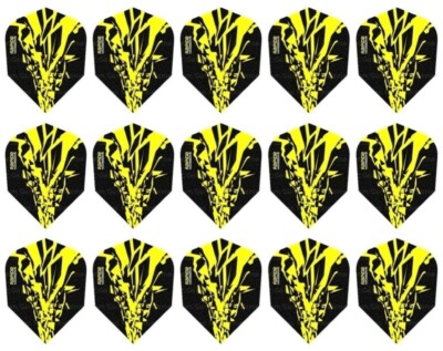 5 New Sets Harrows Rapide X Standard Dart Flights   Ships w/ Tracking - Yellow