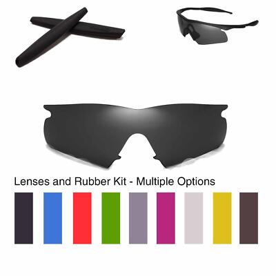 Walleva Lenses and Earsocks for Oakley M Frame Hybrid - Multiple Options
