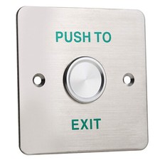 Piezoelectric Exit Button Stainless Steel Panel Door Release Switch For Access