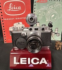 Leica III f 1952 Camera Ernst Leitz Wetzlar Elmar f 9mm 1:4 Lens w Bakelite Tube