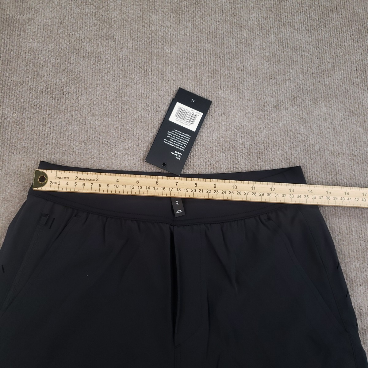 Ten Thousand Interval Shorts Mens Small Black 7 inch Inseam