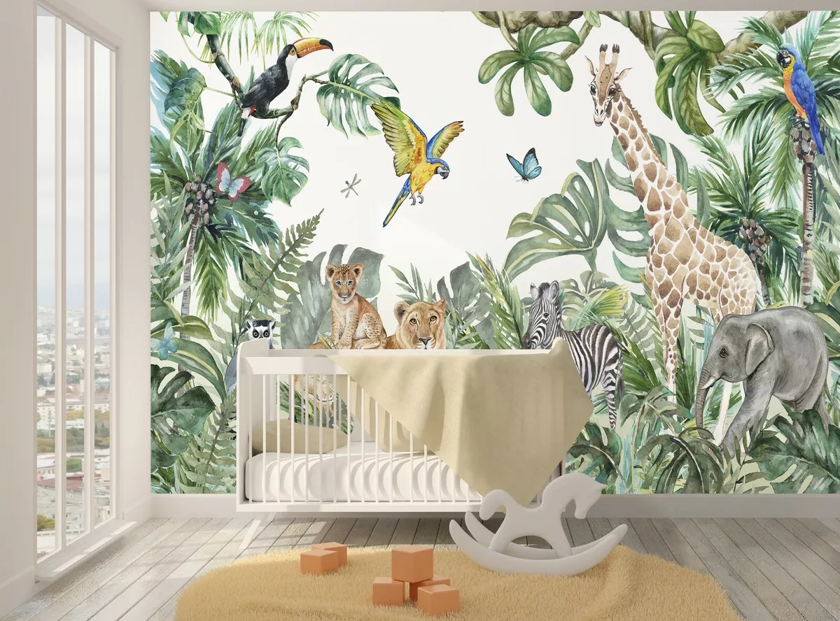 Safari animal wall decor sales
