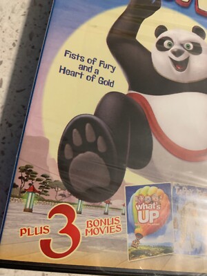 CHOP KICK PANDA Plus 3 Bonus Movies Animated Children's DVD SEALED