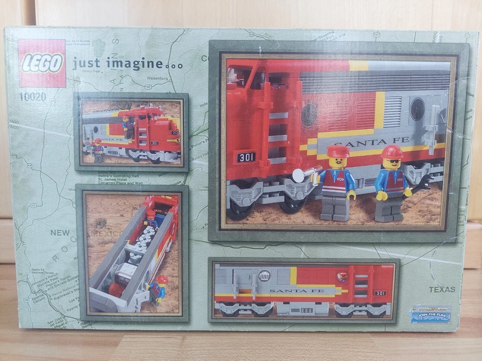 LEGO Santa Fe Super Chief Lokomotive 10020 in ungeöffneter Originalpackung - Bild 2 von 2