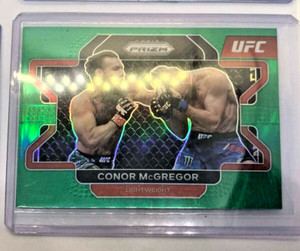 UFC 2022 "CONOR MCGREGOR" #39 Green Prizm Panini