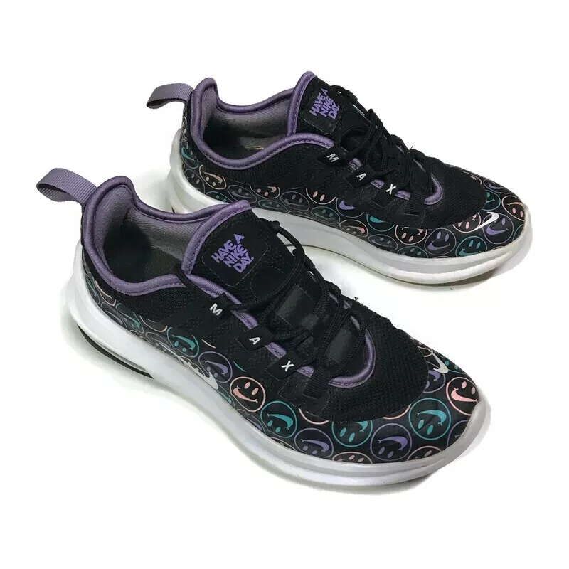 Subir y bajar Perspectiva Fatal Air Max Axis Print PS &#039;Have A Nike Day&#039; AV0738 001 Youth Size 2Y  CLEAN | eBay