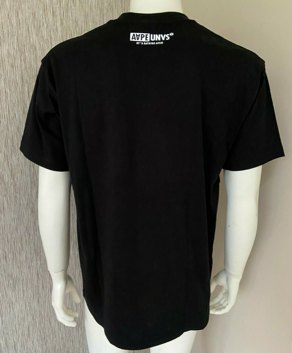 AAPE BY A BATHING APE BLACK GRAPHIC T SHIRT SIZE M-L BNWT thumbnail 8