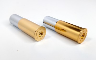 Pair Metal Bullet Shell Toggle Switch Extensions for Freightliner, 44 Mag Style