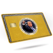 3 Packs Donald Trump 2025 Credit Card Sticker Debit Card Skin Cover  USA