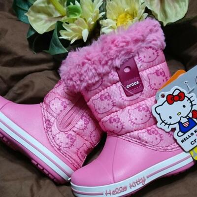 Crocs boots 14 cm Hello Kitty jp