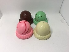 Melissa  Doug MAGNETIC ICE CREAM SCOOPS Replacement Pieces Chocolate, Mint, Str