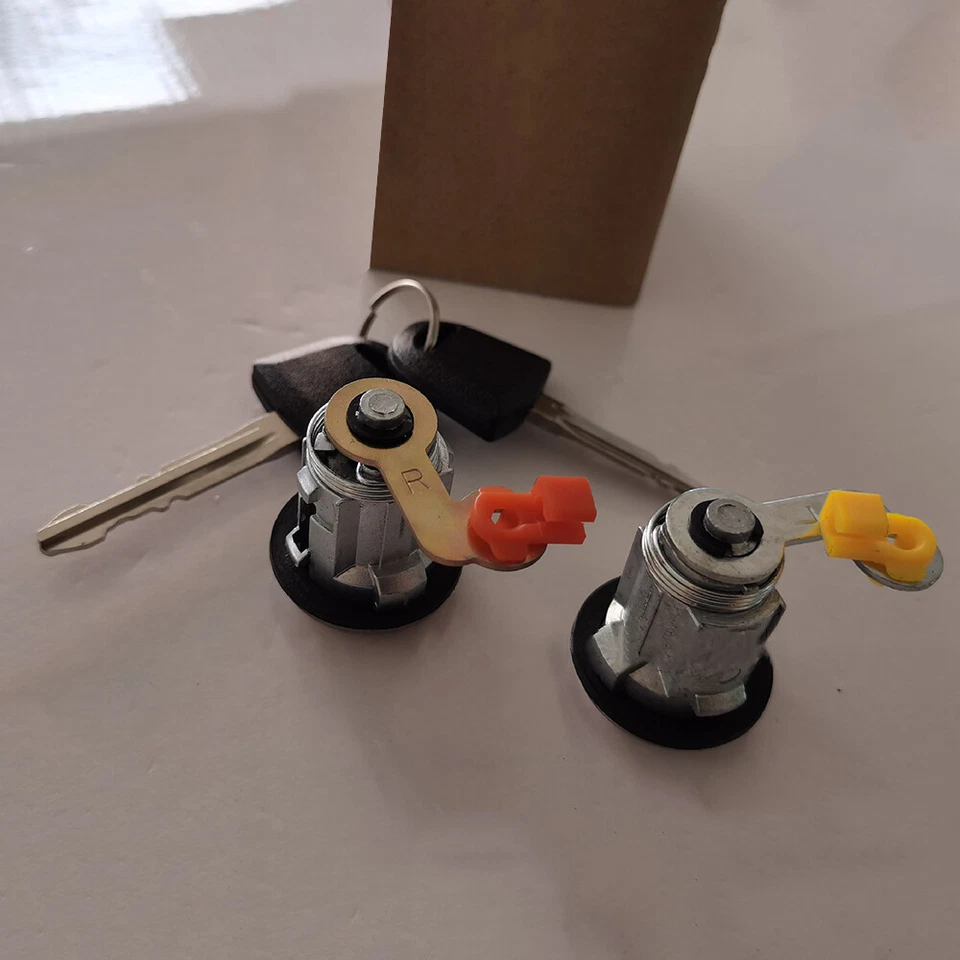 2Pcs Door Lock Set w/ Keys For 1995-2000 Toyota Tercel 69051-16250, 69052-16230 - Imagem 2 de 4