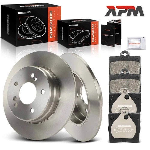 Bremsscheiben Beläge Hinten 278mm für Mercedes-Benz W202 W203 S202 W210 R170