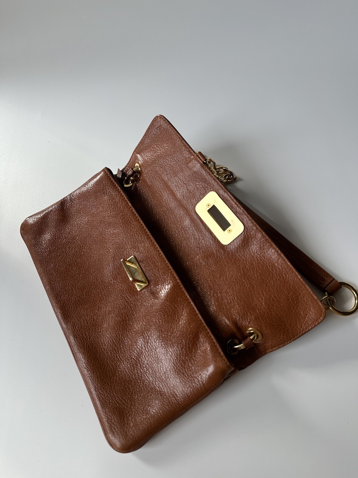 Michael Kors Genuine Leather Rectangular Medium S… - image 5