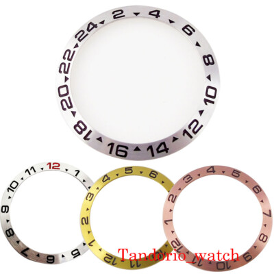 New 38mm*30.6mm Alloy Slope Watch Bezel Insert Ring Fit SUB GMT Men Watch