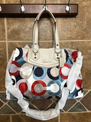 coach multicolor purse