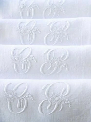 Textiles du XIXe siècle serviettes damas