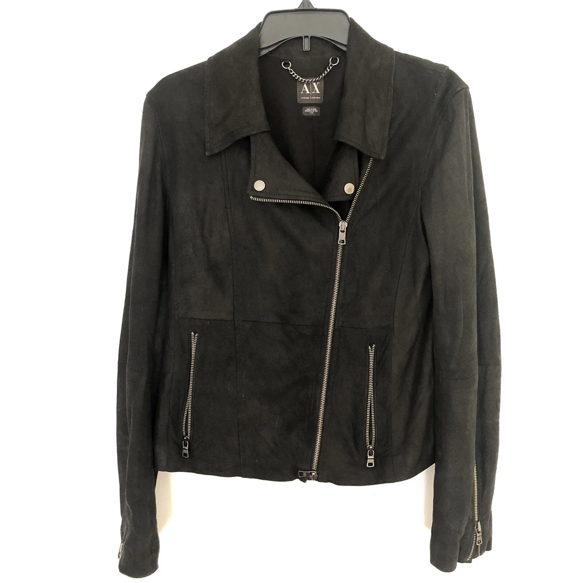 Armani exchange clearance women's black jacket