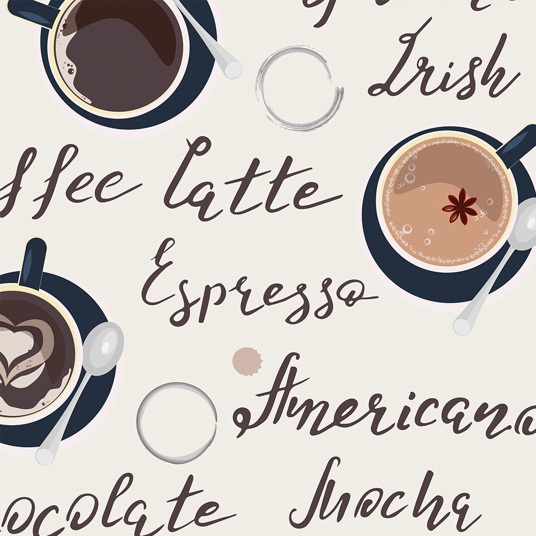 Cosy Cuppa Coffee Roller Blind A Stylish & Contemporary Kitchen Roller