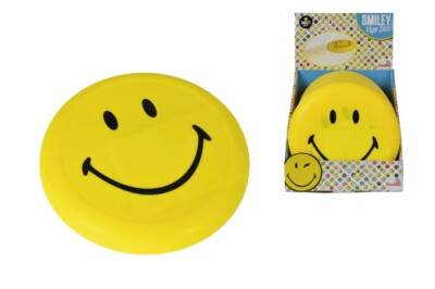 Smiley Wurfscheibe | Frisbee Spiel | Wurfspiel für Kinder & Erwachsene