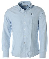 Arqueonautas Herren Hemd Langarmhemd Hemd Button-Down Blau Hellblau M A1498
