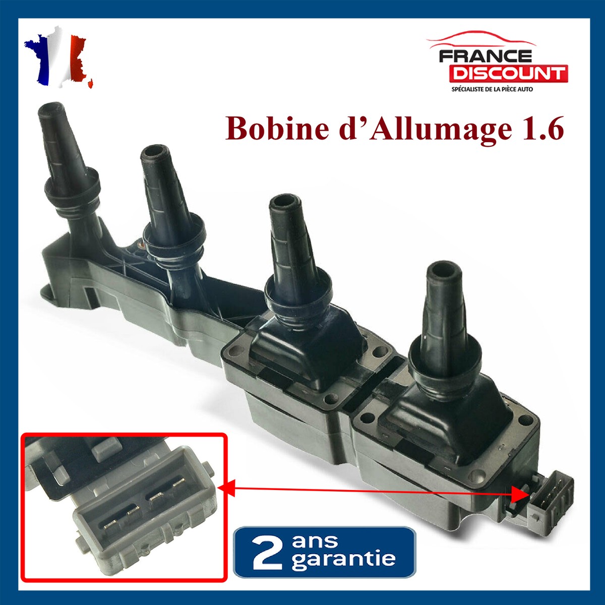 Frankberg bobine compatibel met Berlingo/Berlingo First C2 C3 Saxo Xsara 1007 206 306 307 Partner 1.1L-1.6L benzine 1994-2014 597097 Frankberg bobine compatibel met Berlingo/Berlingo First C2 C3 Saxo Xsara 1007 206 306 307 Partner 1.1L-1.6L benzine 1994-2014 597097