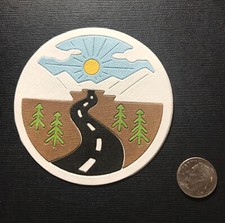 HANDMADE Die Cut 1 Road Scene / Card Embellishment