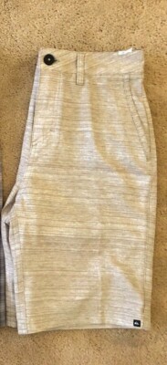 Quicksilver Men's Amphibian Shorts Khaki 21'' Size 28 NWT