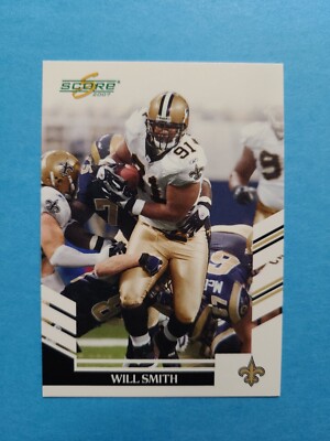 WILL SMITH 2007 SCORE FOOTBALL CARD # 92 F4982